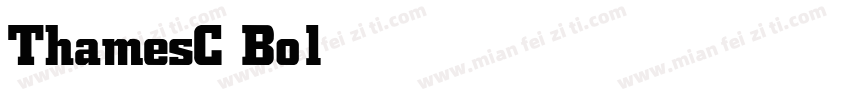 ThamesC Bold字体转换